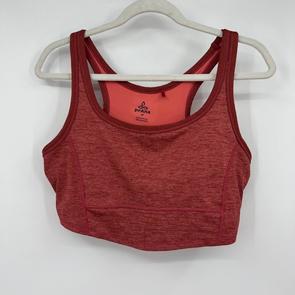 PrAna Thelma Space-dyed Ribbed Lined High Performance Sports Bra